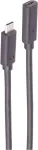 ShiverPeaks SHVP BS13-44155 - USB 3.2 kaabel C-pistik pesasse 1,5 m - kaabel - digitaalne/andmeedastus (BS13-44155)