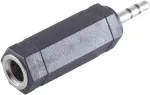 Kaablisoo vahetaja ShiverPeaks BS57050 3.5 mm kuni 6.3 mm Must