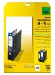 Mittekleepuv silt Sigel LP734 valge ristk&uuml;lik