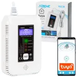 BLOW TGC30 WiFi Tuya vingugaasi- ja gaasidetektor &mdash; LCD, 85 dB, juhtmega, pinnale paigaldatav, valge