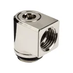 EK Water Blocks EK-Torque mikroadapter 90 kraadi G1/4-tolline AG G1/4-tollisele IG-le - p&ouml;&ouml;ratav, nikkel