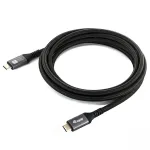 EQUIP USB4 Gen 2x2 C&ndash;C kaabel 3,0 m, PD 100 W, 4K/60 Hz, 20 Gbps, must
