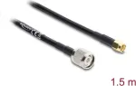 Koaksiaalantennikaabel DELOCK TNC isane SMA isasele RG-58 C/U 1,5 m