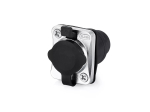 RJ45 pistik Alcasa S6 IC06-R002 Must Metallist Emane/Emane