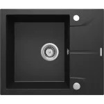 DEANTE 1-kraaniga graniitvalamu &auml;ravoolurestiga Graphite Metallic Andante