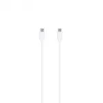 SEEK TOTI 20W Type-C PD seinakiirlaadija koos Type-C&ndash;Type-C, 1 m PVC andmekaabliga 3A, valge
