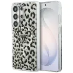 Guess IML Leopard Print Triangle MagSafe Case Samsung Galaxy S26 Ultra jaoks (Must)