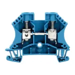 Weidm&uuml;ller W-Series l&auml;biv klemmliist, sinine, 10 mm&sup2;, 57 A, kruvi&uuml;hendus, 50 tk
