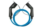kabelmeister&reg; EV laadimiskaabel Mode 3, Type 2 pistik pistikupessa, 3-faasiline, 16 A, 11 kW, sinine, 5 m