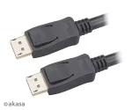 Akasa AK-CBDP23-50BK DisplayPort 1.4 kaabel 5 m must