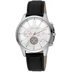 JUST CAVALLI meeste kvartskell JC1G175L0215 42mm sinine sihverplaat nahkrihm