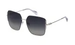 POLICE naiste p&auml;ikeseprillid SPLF34-570E59 Havana/pruun Butterfly Cat-Eye 57mm