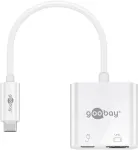 Goobay USB-C&trade; Multiport Adapter HDMI, valge, 0,145 m - laiendab USB-C&trade; seadet HDMI&trade;-pistikuga (62110)