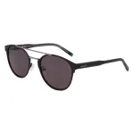 Lacoste L263S-2 meeste ristk&uuml;likukujulised p&auml;ikeseprillid - must raam, hall l&auml;&auml;ts, 53 mm