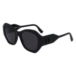 KARL LAGERFELD KL6146SN-1 Naiste P&auml;ikeseprillid - Ruudukujuline Kassil&auml;&auml;tsega Atsetaatraam - UV400 Kaitse - 54mm L&auml;&auml;ts