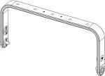 NEXO VNU-HBRK365 Horisontaalne riputusraam EPS6 k&otilde;laritele 365 mm