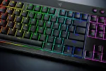 Razer BlackWidow V4 Low-Profile HyperSpeed (RZ03-05270800-R3M1) klaviatuur, oranžid l&uuml;litid, US paigutus