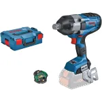 BOSCH Professional BITURBO GDS 18V-1050 HC Akul&ouml;&ouml;kmutterkeeraja, 3/4 inch kandiline ajam, 18V, Solo (sinine/must, Bluetooth, L-BOXX)