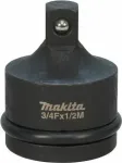 Makita E-24985 Ajamiadapter 1/2 inch kandilise otsaga 1/4 inch kuuskantotsale 57mm DTW1001 DTW1005 TW001G jaoks