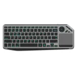 Techly ICTB9801TB klaviatuur Universaalne RF traadita + Bluetooth QWERTY USA inglise Must