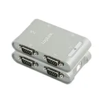 Logilink USB 2.0 4-pordiline jadaadapter, RS-232 (AU0032)
