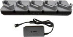 Zebra k&auml;eshoitavate seadmete laadimisjaam - seadmetele ilma kaitsekorpusteta - Ethernet - v&auml;ljundpordid: 5 - 48,3 cm (19 inch)