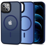 Tech-Protect MagMat MagSafe &uuml;mbris Apple iPhone 13 jaoks, mati navy
