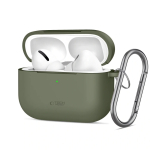 Tech-Protect silikoonkate Silicone Hook Apple AirPods Pro 3-le, oliivroheline