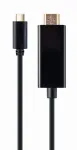 Gembird A-CM-HDMIM-02 USB-C &ndash; HDMI kaabel, 2 m, 4K 60 Hz, must