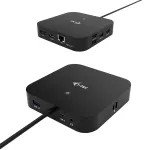 i-tec USB-C HDMI DP dokkimisjaam toiteedastusega 100 W