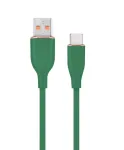 Type-C USB laadimis- ja andmekaabel, 1,5 m, roheline