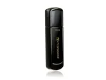 TRANSCEND Jetflash 350 - 16 GB USB-m&auml;lupulk - USB 2.0 - must