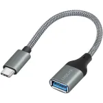 LogiLink USB 3.2 Gen1 USB-C adapter C/M USB-A/F OTG alumiinium 0,15 m
