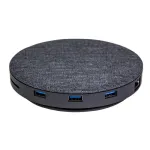 Devia UFO 10-&uuml;hes USB-C jaotur juhtmevaba laadijaga, hall