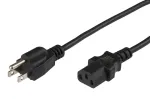 Microconnect PE110401 toitekaabel must 1 m C13 pistikupesa Toitepistik t&uuml;&uuml;p B