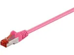 Microconnect SSTP601PI v&otilde;rgukaabel roosa 1 m Cat6 S/FTP (S-STP)