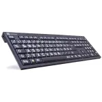 Klaviatuur Logickeyboard XL Print USB QWERTZ German Must
