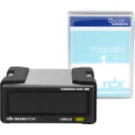 Overland-Tandberg RDX QuikStor 8864-RDX v&auml;line draivikomplekt 1 TB HDD kassetiga, USB 3.0, must