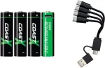Coast Products 1x4 Coast Zithion-X Mignon AA Aku USB-C laadimispesaga &ndash; Aku (100047534)