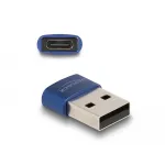DeLOCK USB 2.0 adapter USB Type-A-pistik &ndash; USB USB-C emane sinine