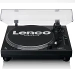 Vin&uuml;&uuml;lplaadim&auml;ngija Lenco LEN L-3818 must, automaatne, alumiiniumist plaaditaldrik, USB Type-B, AC 230V