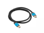 HDMI-kaabel LANBERG CA-HDMI-P20CU-0010-BK 1 m, HDMI t&uuml;&uuml;p A isane-isane, HDMI 2.0, 18 Gbit/s, ARC, kullatud kontaktid, must/sinine