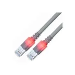 EasyLan DualBoot LED paigalduskaabel RJ45 S/FTP Cat.6 (klass E) - saCon pistikuga - LSOH - hall - 10 m