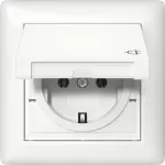 gira SCHUKO pistikupesakomplekt KD-ga, IP44 kaitse ja raamiga &mdash; mudel 415703
