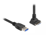 USB-kaabel DeLOCK 80483 Type-A-pistik Micro-B isasele 1 m 5 Gbps must