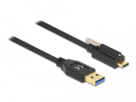USB-kaabel DeLOCK 84028 1,5 m USB 3.2 Gen 1 USB A USB C Must