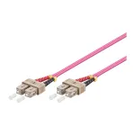 GoodConnections paigalduskaabel LWL Duplex OM4 (Multimode, 50/125) SC/SC, LSZH, p&ouml;&ouml;ratav polaarsus, 0,5 m