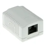 ACT FA6003 pindmontaaži karp, 1 port, CAT6, varjestamata