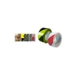 3M Scotch pehme PVC kleeplint 767i, punane-valge 50,8 mm x 33 m, eriti sobilik ohum&auml;rgistuseks (767RW50)