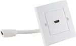 HDMI pistikupesa ShiverPeaks 79510-1 valge